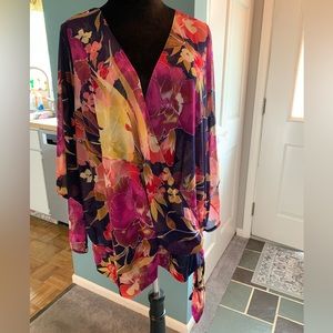 Lane Bryant wrap blouse